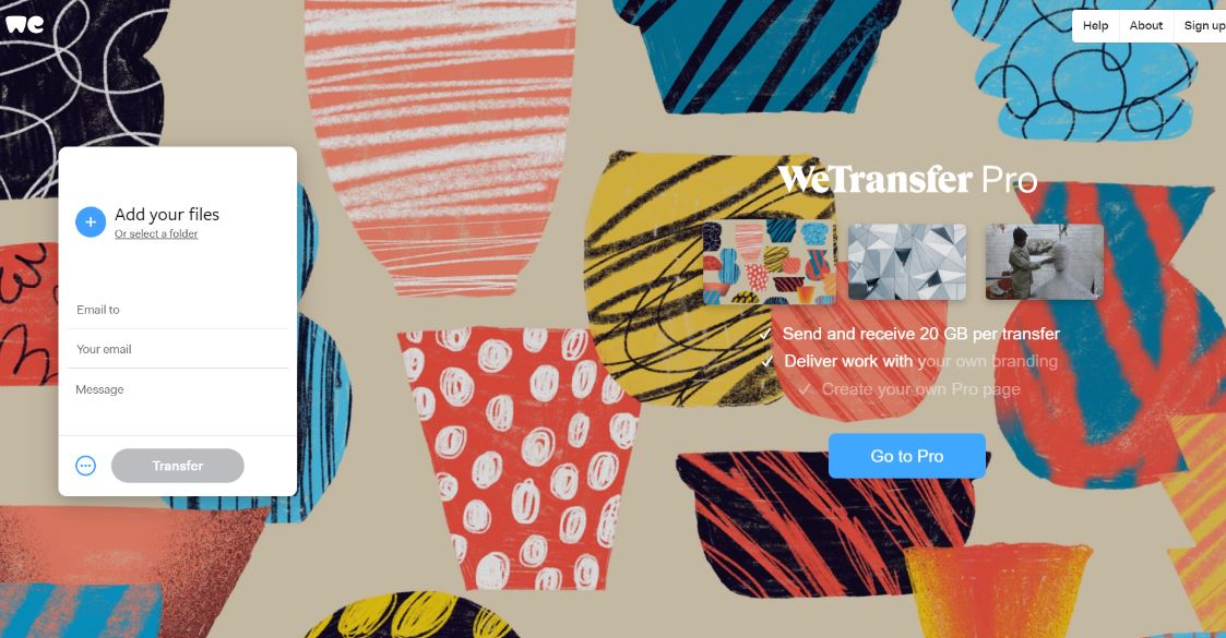 Find detailed information about WeTransfer