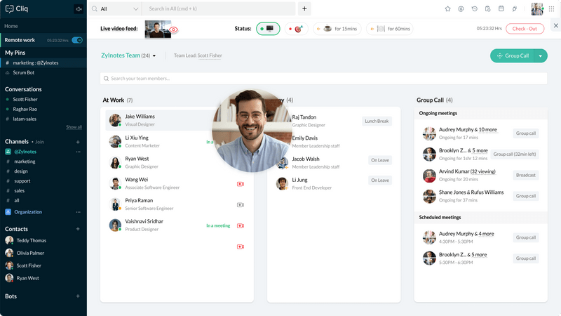 Get feedback from a vast remote working audience about Zoho Cliq