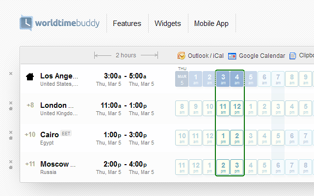 Find pricing, reviews and other details about Worldtimebuddy