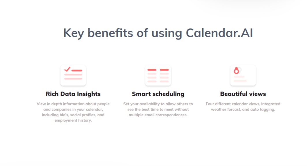 Find pricing, reviews and other details about Calendar.AI