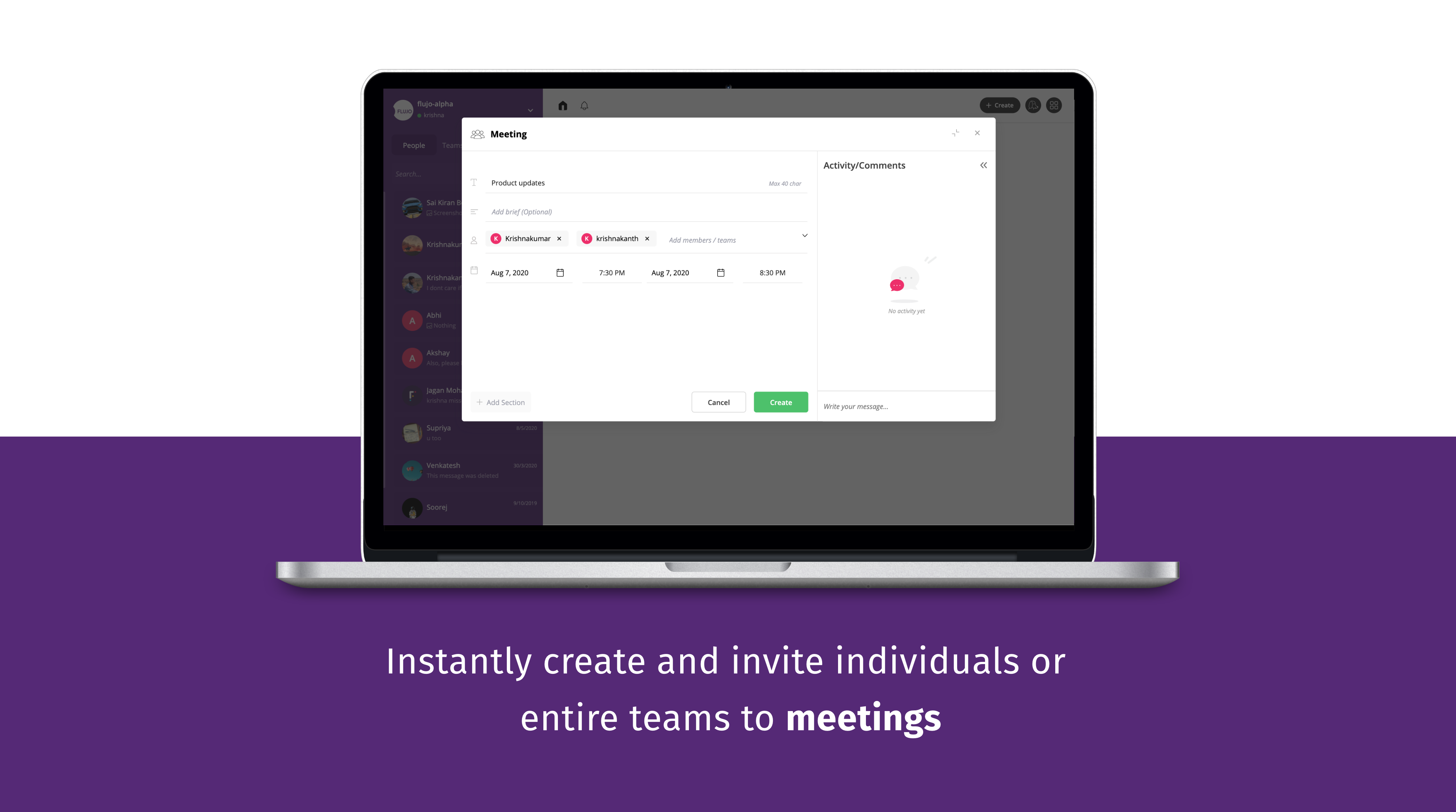 Detailed reviews and information for remote teams Flujo