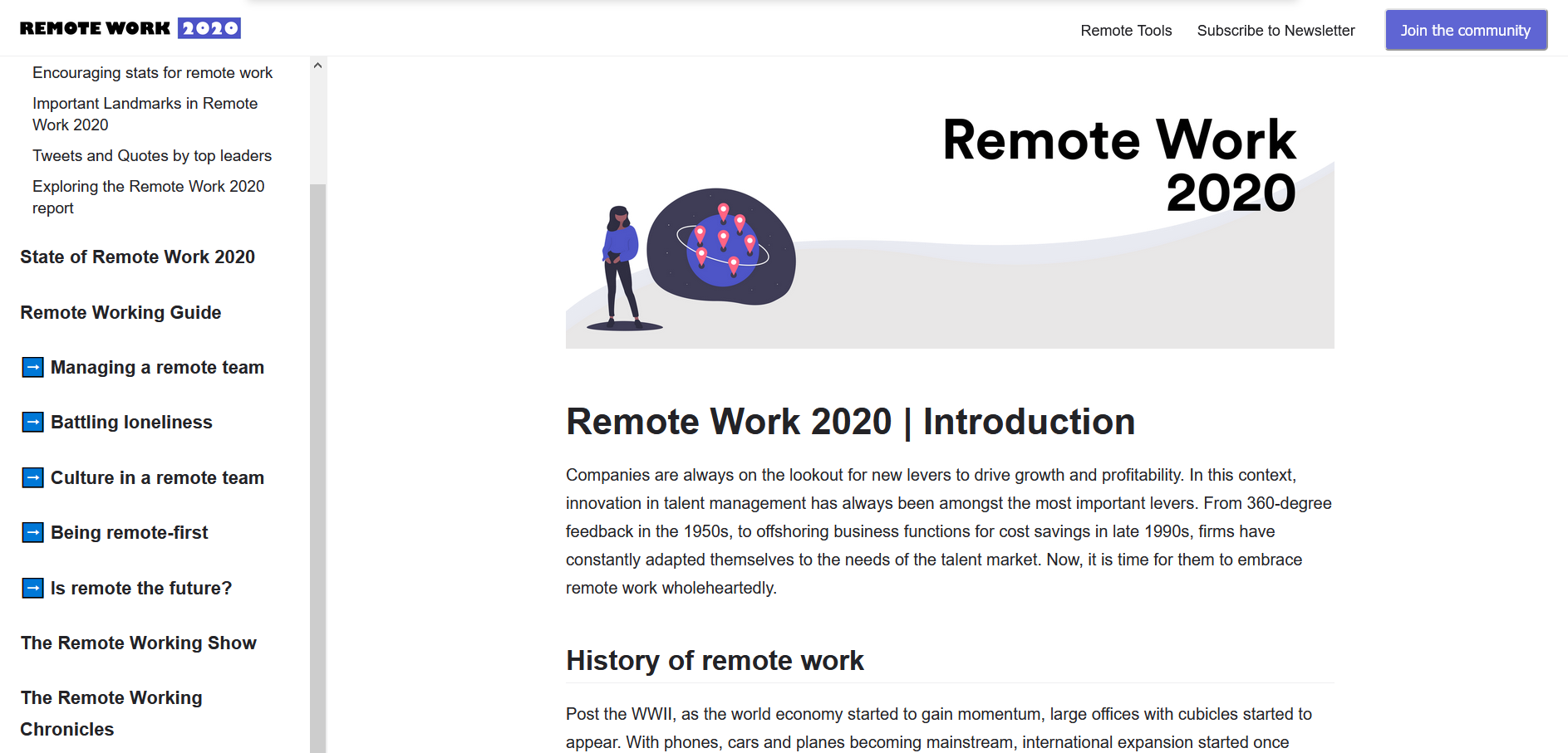 Find detailed information about Remote Work 2020