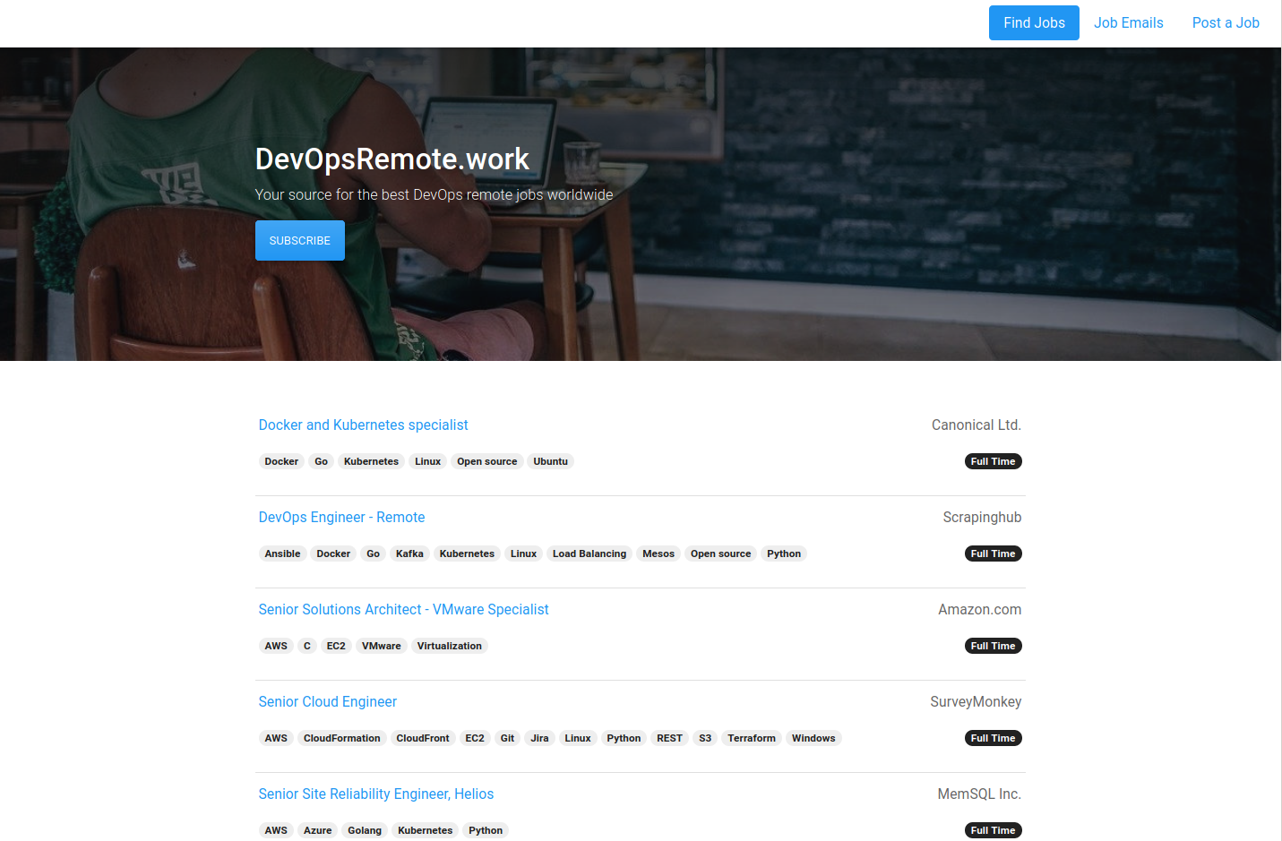 Find detailed information about DevOpsRemote.work