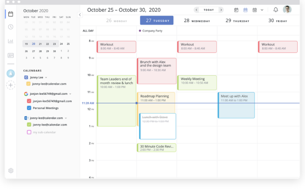 Detailed reviews and information for remote teams Calendar