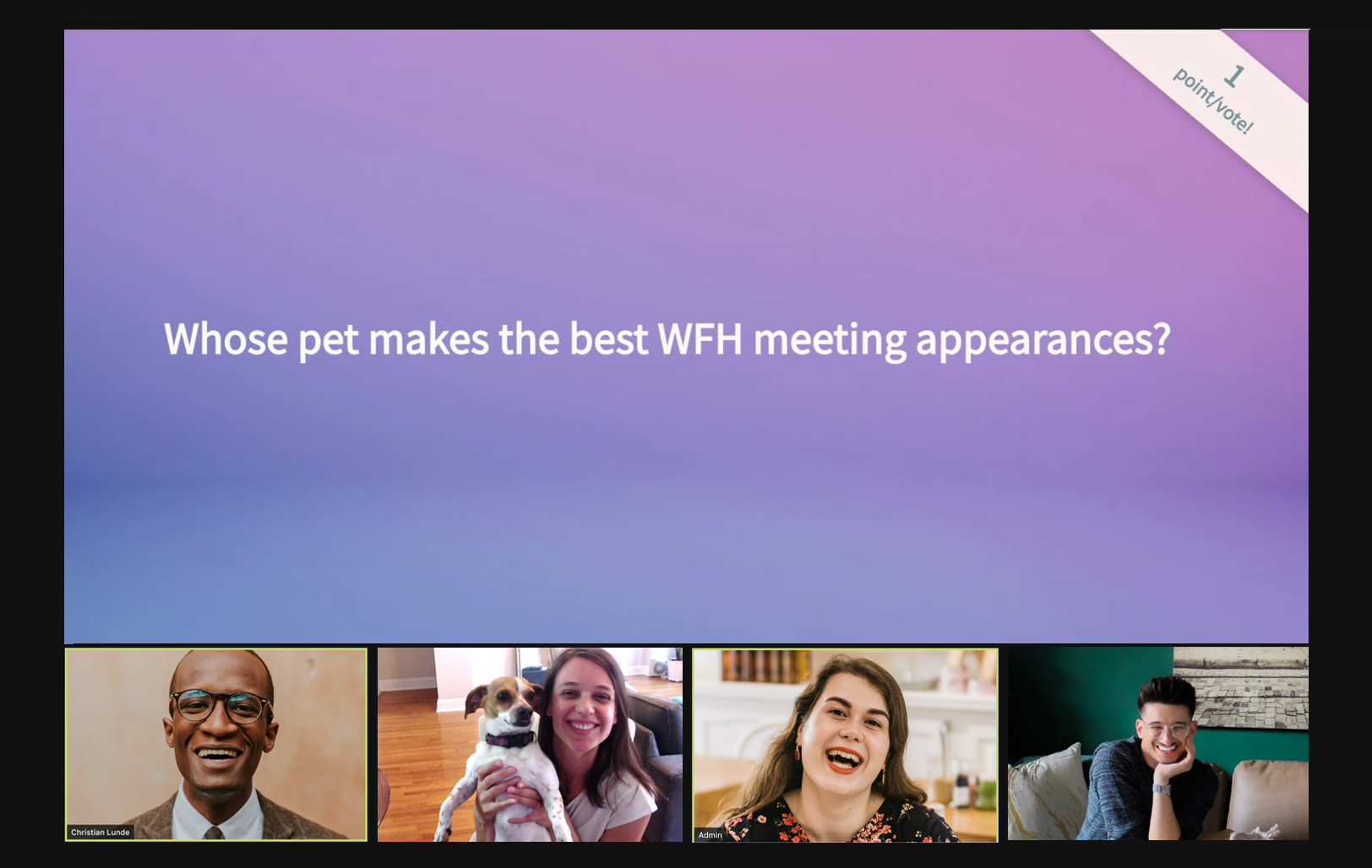 Get feedback from a vast remote working audience about Slides with Friends