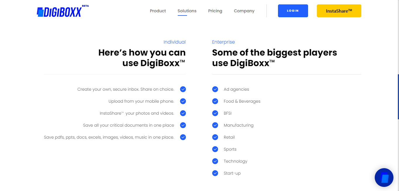 Find pricing, reviews and other details about Digiboxx