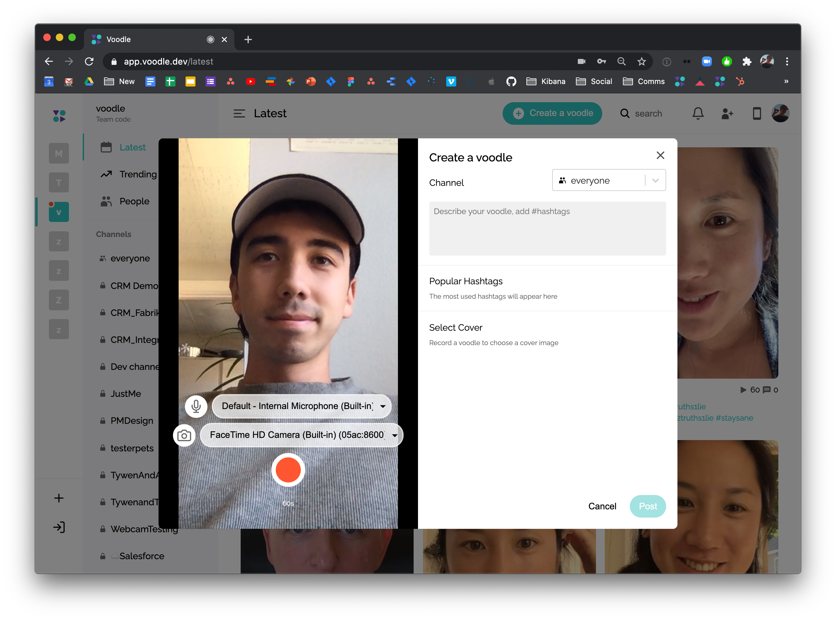 Get feedback from a vast remote working audience about Voodle