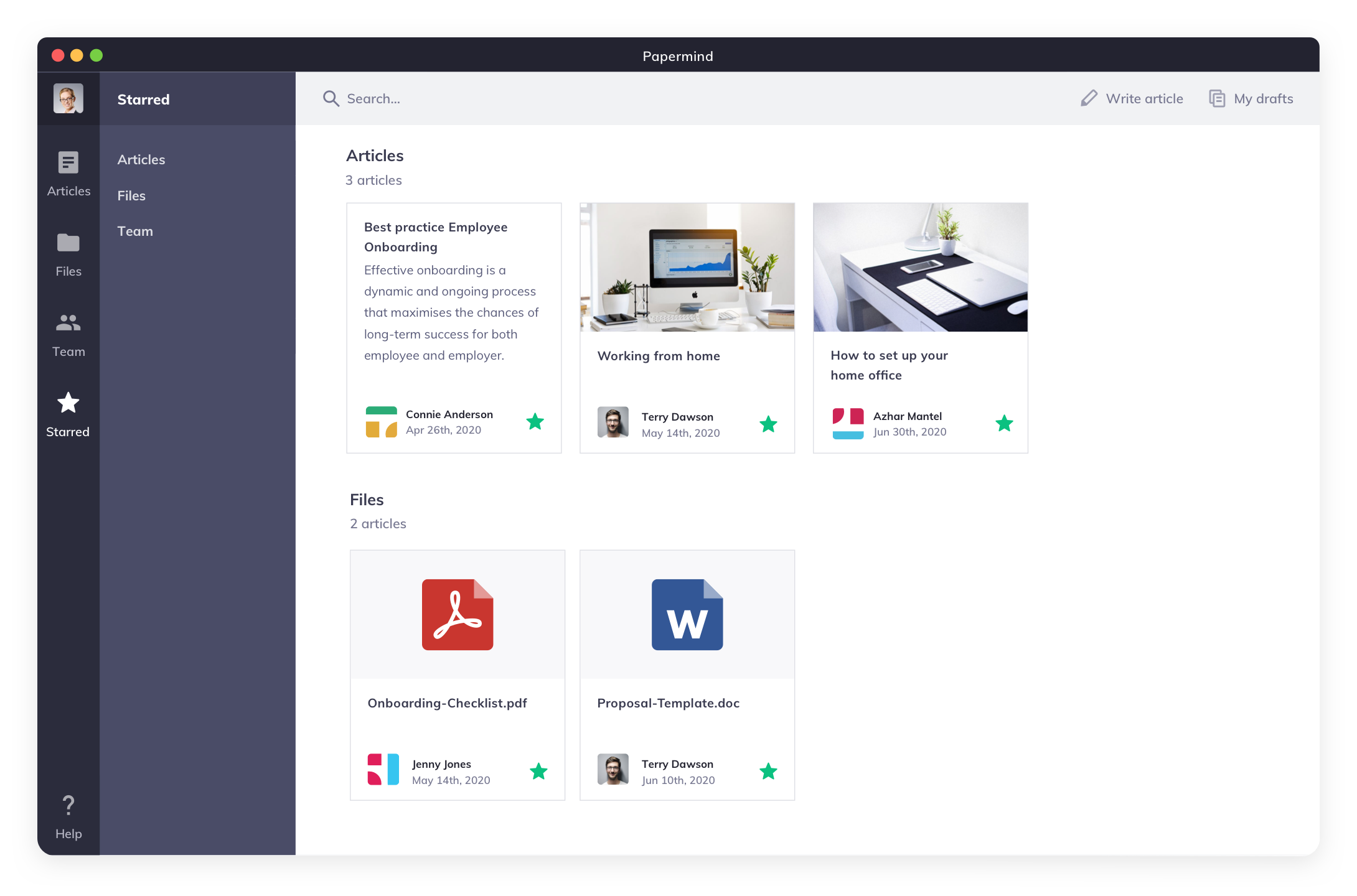 Detailed reviews and information for remote teams Papermind
