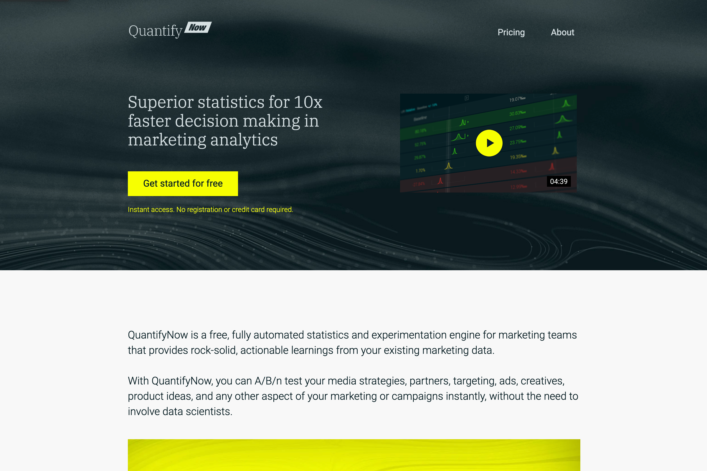 Find detailed information about QuantifyNow