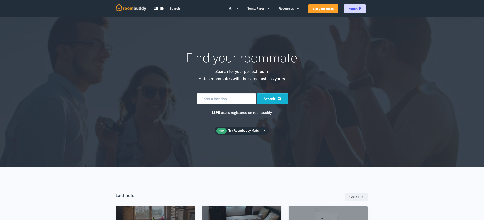 Find detailed information about Roombuddy