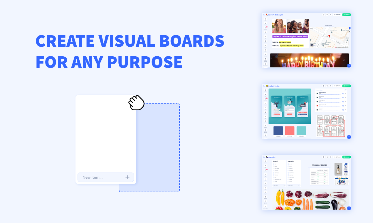 Get feedback from a vast remote working audience about Widget-Board