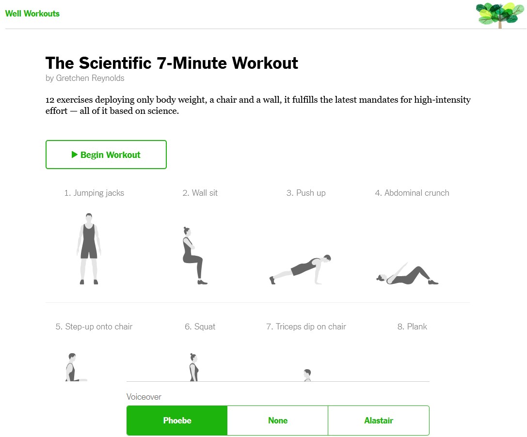 Find detailed information about 7 Minute Workout