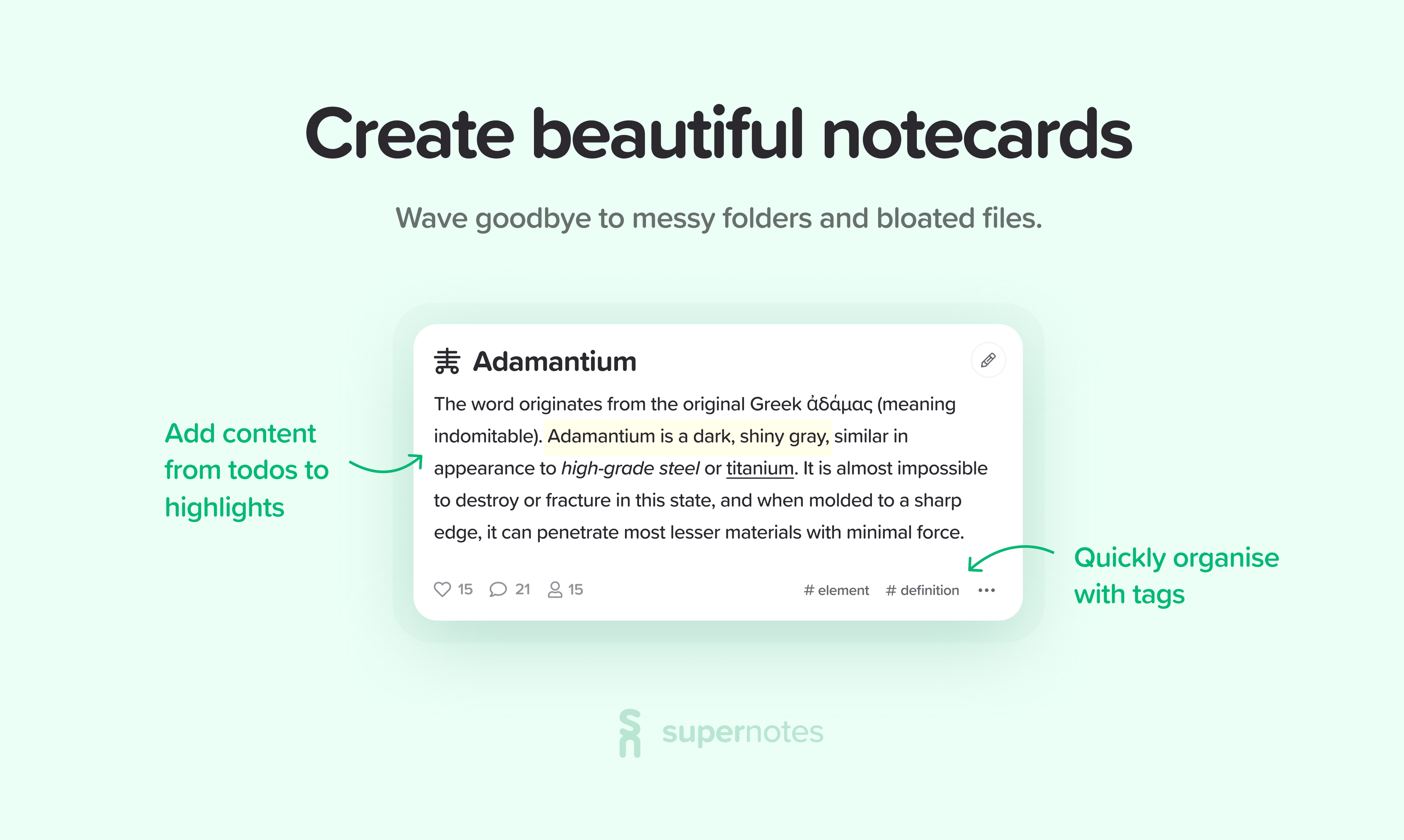 Get feedback from a vast remote working audience about Supernotes
