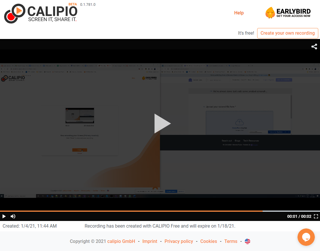 Find pricing, reviews and other details about CALIPIO Recorder