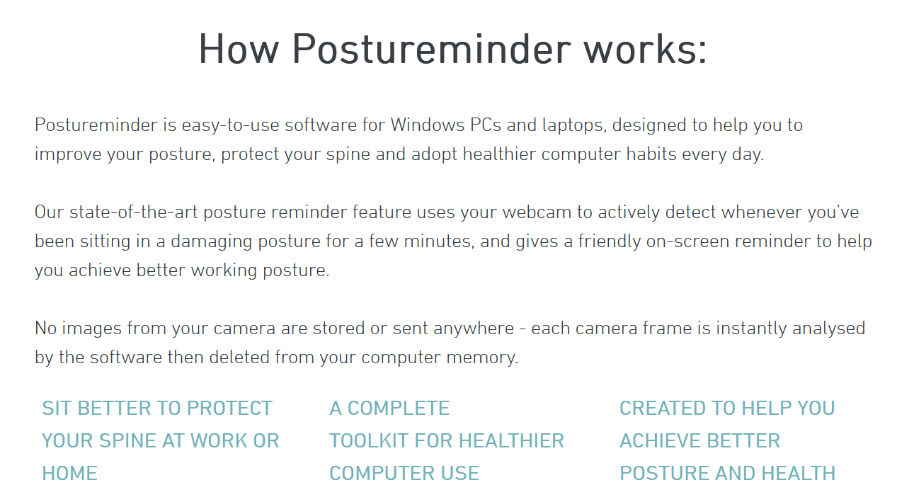 Get feedback from a vast remote working audience about Posture Minder