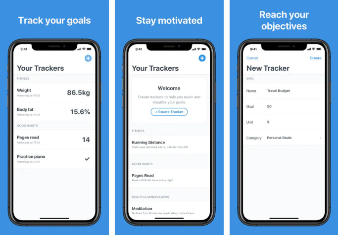 Find detailed information about Goal Tracker