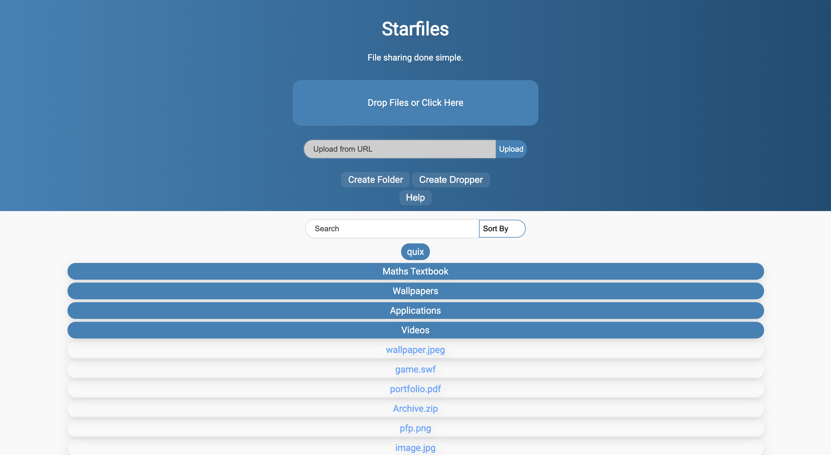 Find detailed information about Starfiles