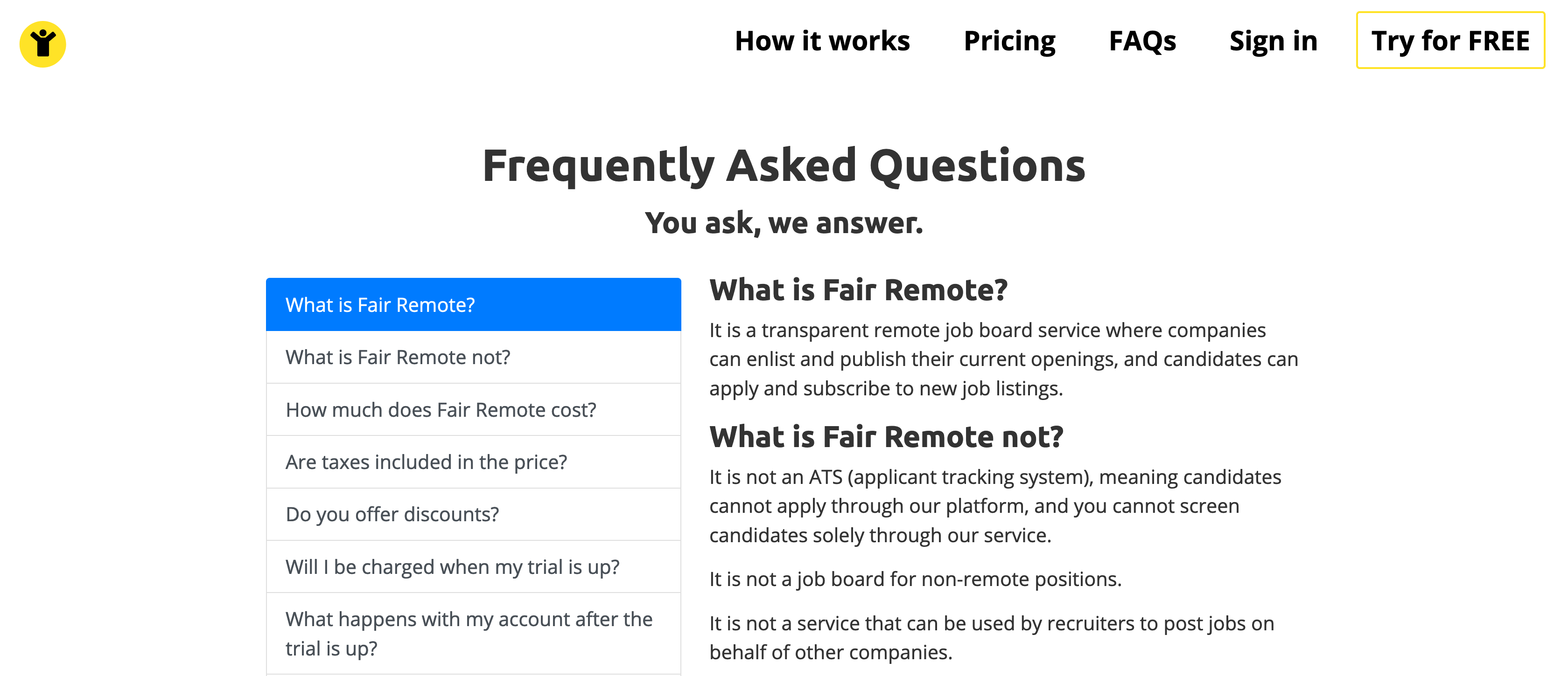 Find pricing, reviews and other details about Fair Remote