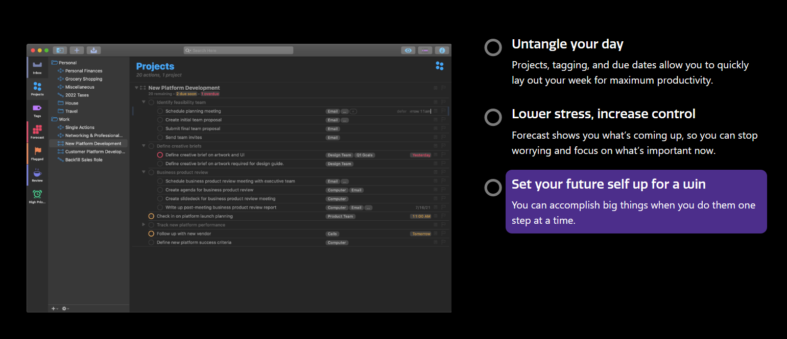 Find pricing, reviews and other details about Omnifocus