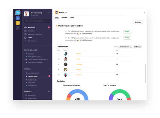 Get feedback from a vast remote working audience about Kooler